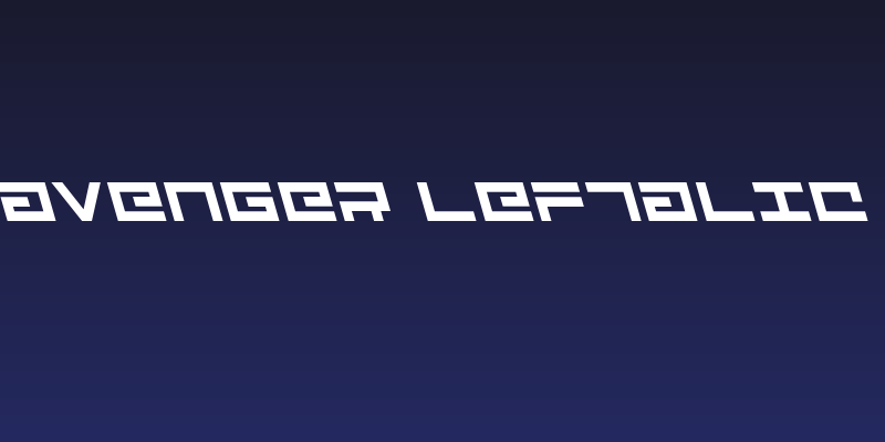 Avenger Leftalic Social Header