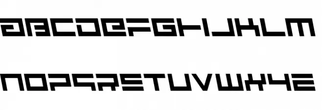 Avenger Leftalic Schriftart Groß