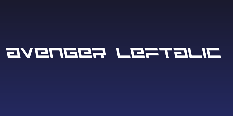 Avenger Leftalic Social Header