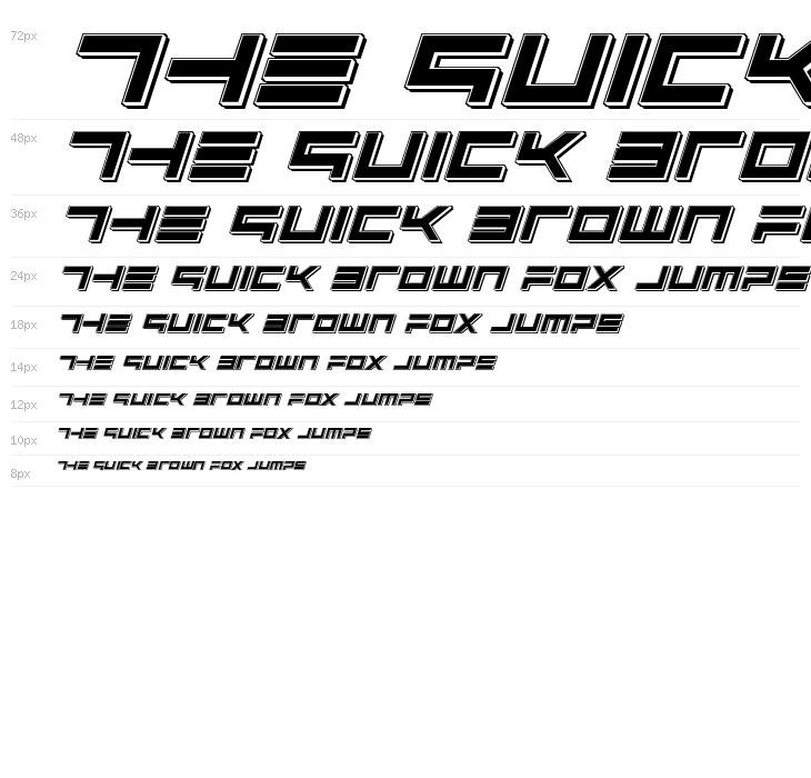 Avenger Punch Italic Waterfall