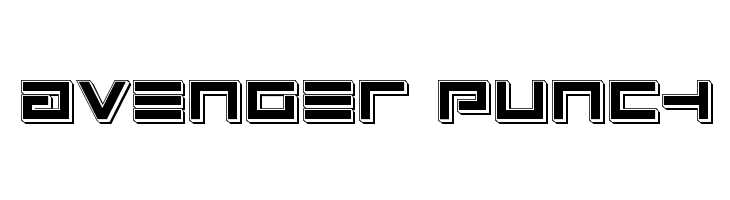 Avenger Punch  baixar fontes gratis
