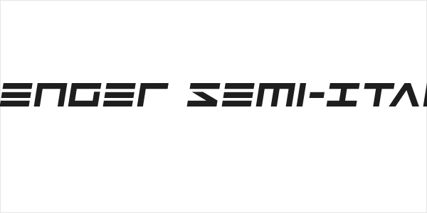 Avenger Semi-Italic Logo