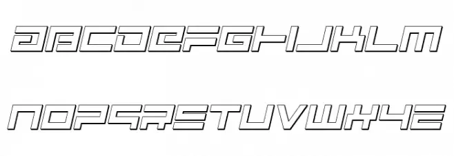 Avenger Shadow Italic Font Litere mari
