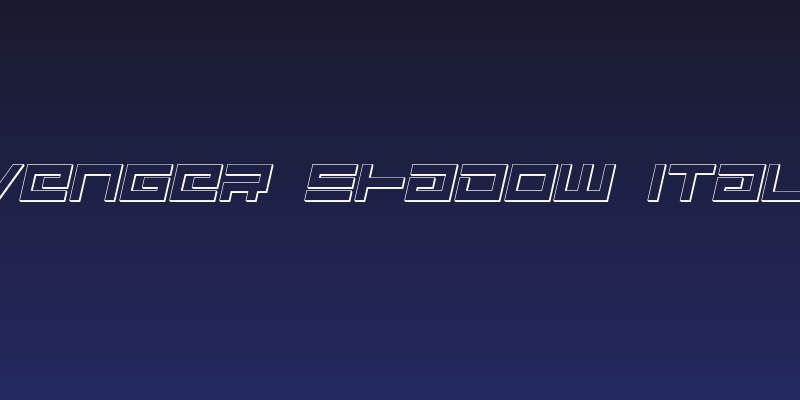 Avenger Shadow Italic Social Header