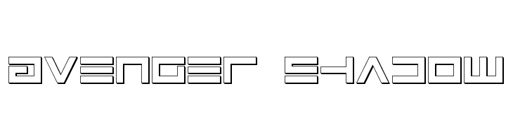 Avenger Shadow  Free Fonts Download