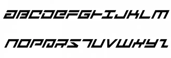 Avenger Super-Italic Schriftart Groß