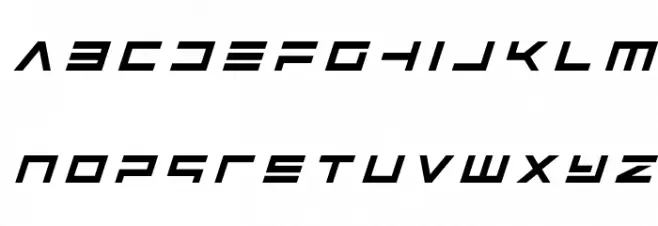 Avenger Title Italic 字体 小写