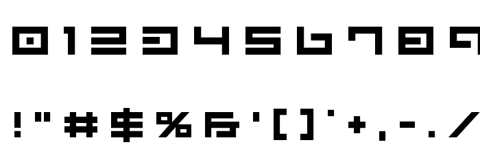 Avenger Title Font OTHER CHARS