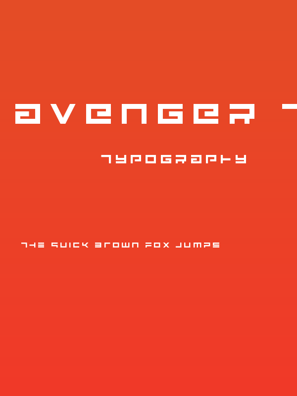 Avenger Title Poster