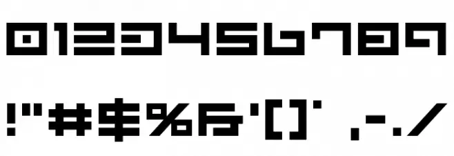 Avenger Font OTHER CHARS