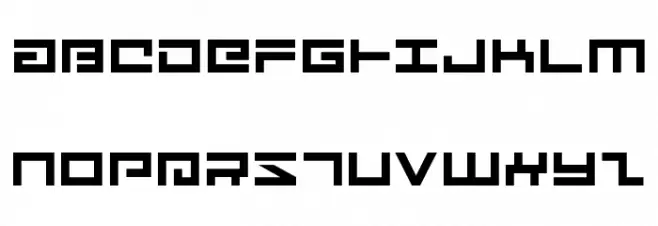 Avenger Schriftart Groß