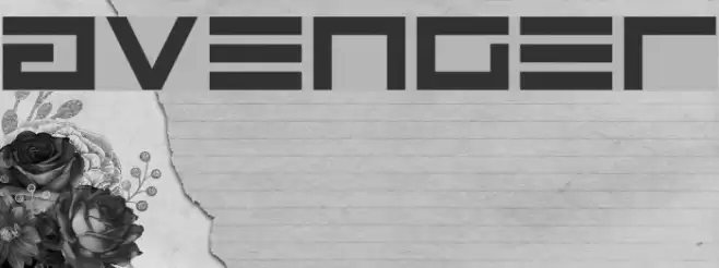 Avenger Font examples