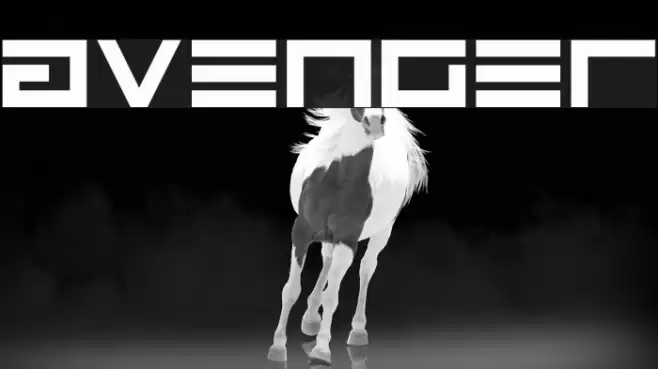 Avenger Font examples