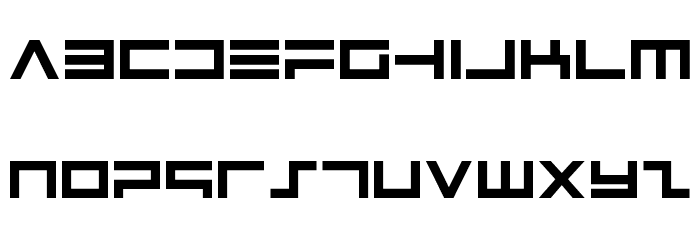 Avenger Font LOWERCASE