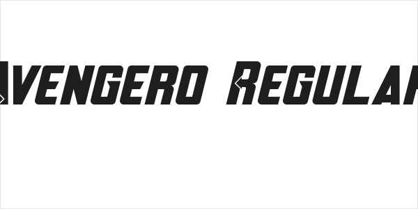 Avengero Regular Logo