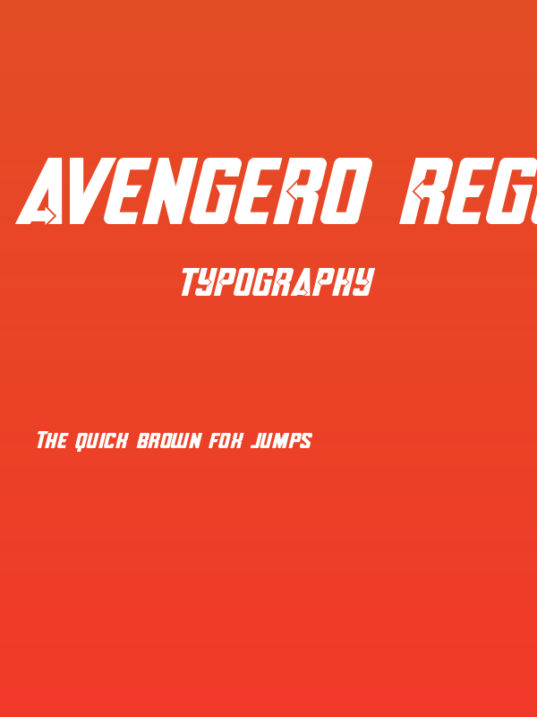 Avengero Regular Poster