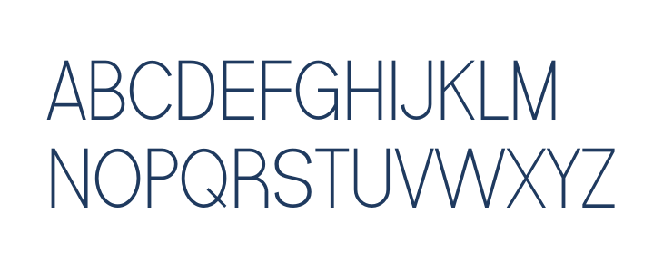 Avenis Light Uppercase