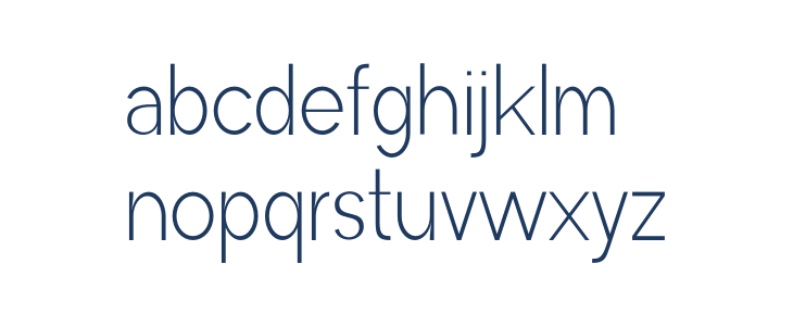 Avenis Light Lowercase