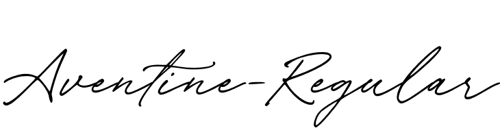 Aventine-Regular  Frei Schriftart Herunterladen