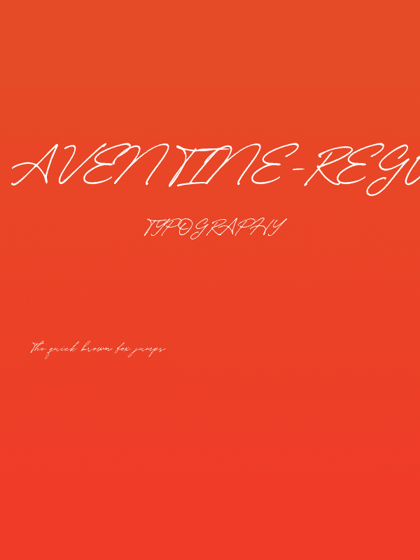 Aventine-Regular Poster