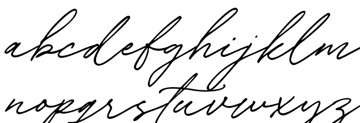 Aventine-Regular Font LOWERCASE