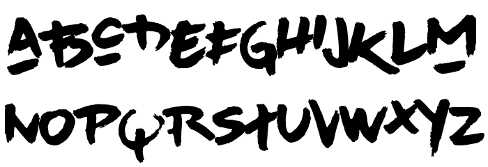 Avenue Drift Font LOWERCASE