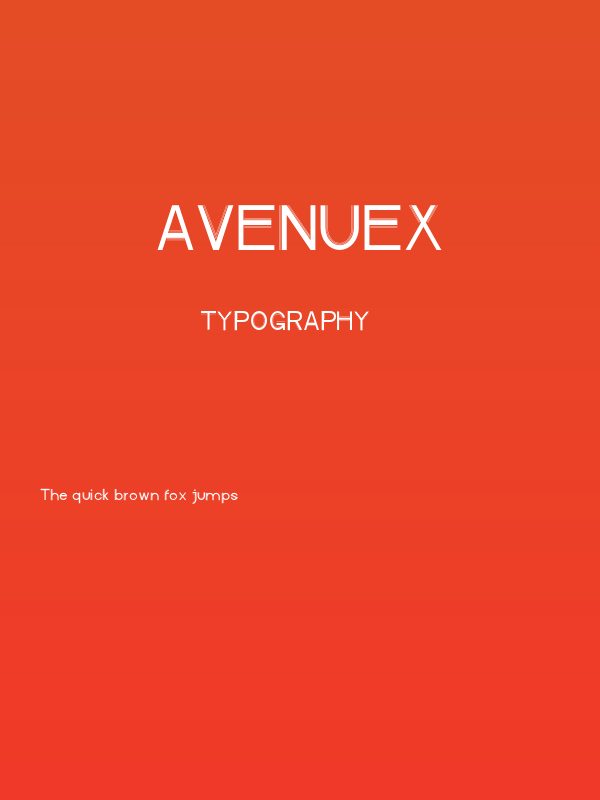 AvenueX Poster