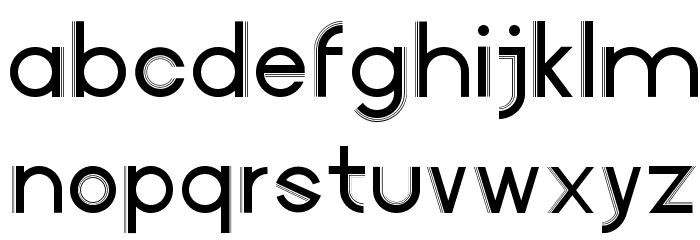 AvenueX Font LOWERCASE