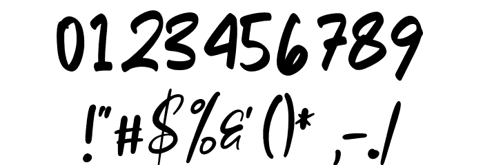 Avenus Type Font OTHER CHARS