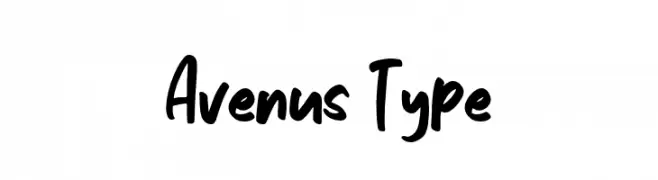 Avenus Type  フリーフォントのダウンロード
