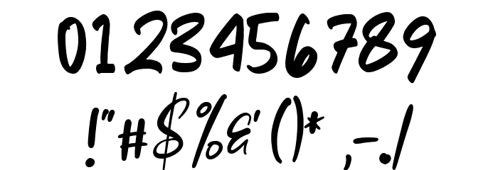 Avenus Type Font OTHER CHARS