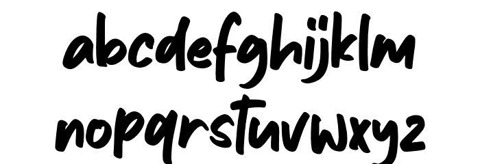 Avenus Type Font LOWERCASE