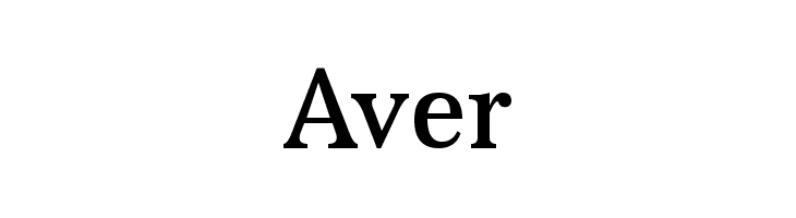 Aver Font
