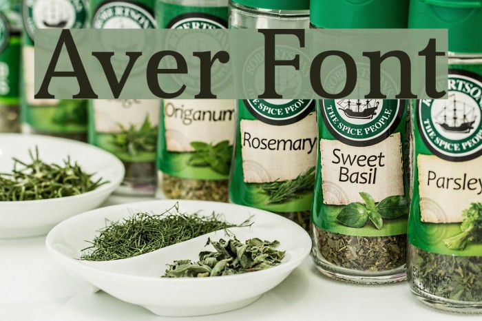 Aver Font examples