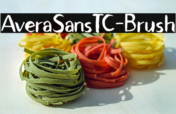 AveraSansTC-Brush Example 1