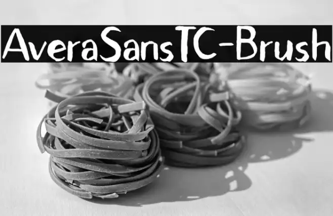 AveraSansTC-Brush Example 1