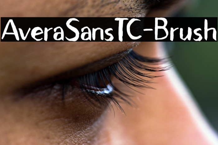 AveraSansTC-Brush Example 2
