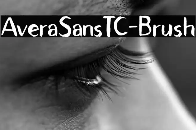 AveraSansTC-Brush Example 2