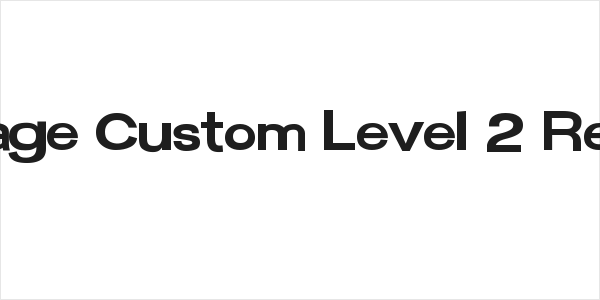 Average Custom Level 2 Regular Logo