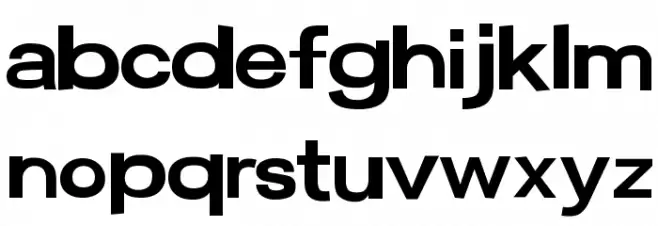 Average Custom Level 2 Regular Font LOWERCASE