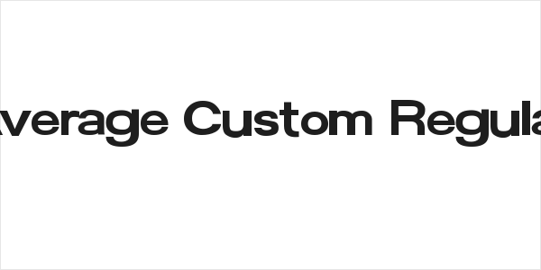 Average Custom Regular Logo