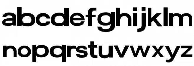 Average Custom Regular Font LOWERCASE