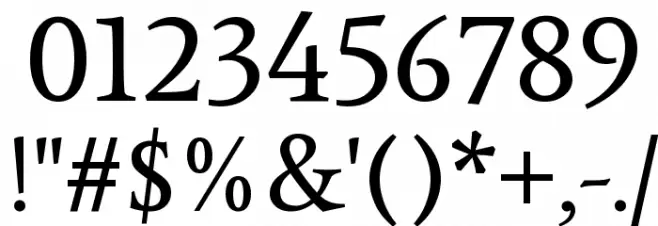 Average Regular Font OTHER CHARS