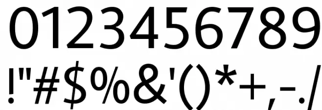 Average Sans Regular Font OTHER CHARS