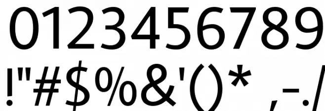 Average Sans Font OTHER CHARS