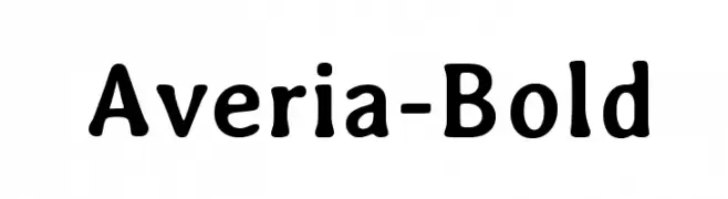 Averia-Bold  Descarca Fonturi Gratis