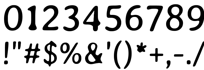 Averia Gruesa Libre Regular Font OTHER CHARS