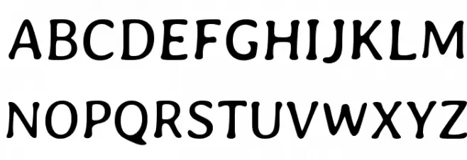 Averia Gruesa Libre Regular フォント 大文字