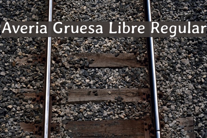Averia Gruesa Libre Regular Font examples