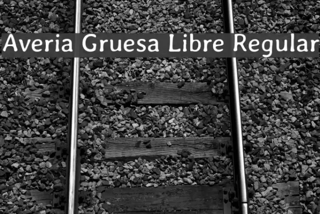 Averia Gruesa Libre Regular  examples